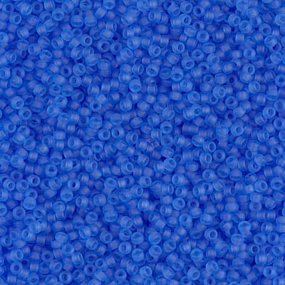 Miyuki 15/0 Seed Beads - 15-150F- Matte Transparent Sapphire