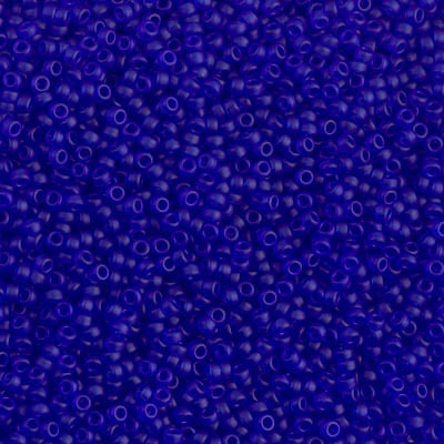 Miyuki 15/0 Seed Beads - 15-151F - Matte Transparent Cobalt