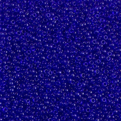 Miyuki 15/0 Seed Beads - 15-151 - Transparent Cobalt