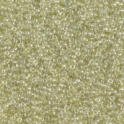 Miyuki 15/0 Seed Beads - 15-1527 - Sparkling Celery Lined Crystal