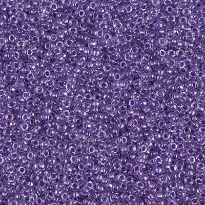 Miyuki 15/0 Seed Beads - 15-1531 - Sparkling Purple Lined Crystal