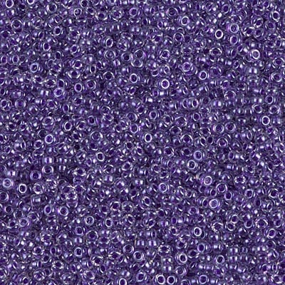 Miyuki 15/0 Seed Beads - 15-1558 - Sparkling Amethyst Lined Crystal