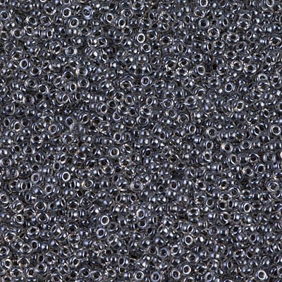 Miyuki 15/0 Seed Beads - 15-1559 - Sparkling Charcoal Lined Crystal