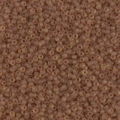 Miyuki 15/0 Seed Beads - 15-1602 - Dyed Semi-Matte Transparent Cinnamon