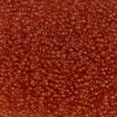 Miyuki 15/0 Seed Beads - 15-1621 - Dyed Semi-Matte Transparent Berry