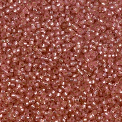Miyuki 15/0 Seed Beads - 15-1627 - Dyed S/M S/L Light Cranberry