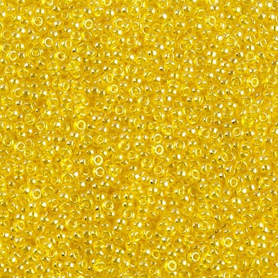 Miyuki 15/0 Seed Beads - 15-163 - Transparent Yellow Luster