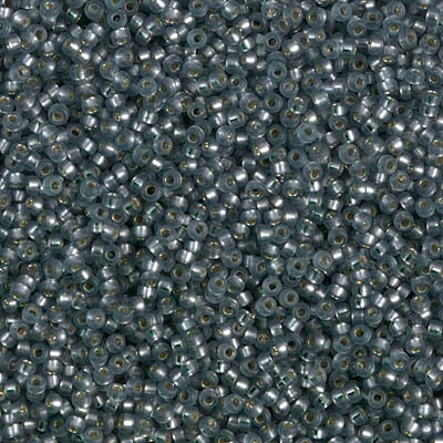 Miyuki 15/0 Seed Beads - 15-1657 - Dyed S/M S/L Gray