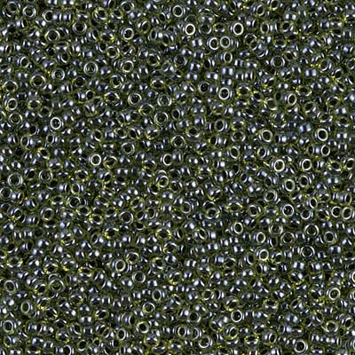 Miyuki 15/0 Seed Beads - 15-1816 - Black Lined Chartreuse