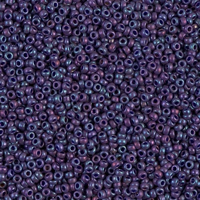 Miyuki 15/0 Seed Beads - 15-1899 - Opaque Eggplant Luster