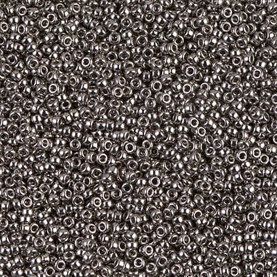 Miyuki 15/0 Seed Beads - 15-190 - Nickel Plated