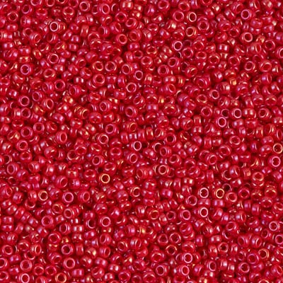 Miyuki 15/0 Seed Beads - 15-1943 - Opaque Red Luster