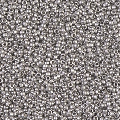 Miyuki 15/0 Seed Beads - 15-194F - Matte Palladium Plated