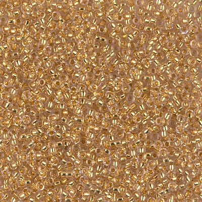 Miyuki 15/0 Seed Beads - 15-195 - 24kt Gold Lined Crystal
