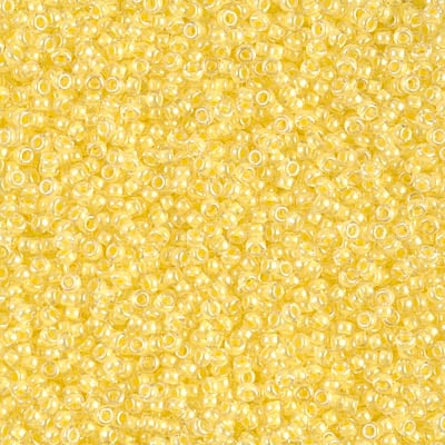 Miyuki 15/0 Seed Beads - 15-201 - Yellow Lined Crystal