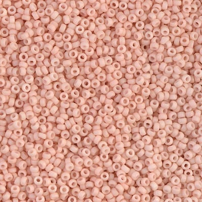 Miyuki 15/0 Seed Beads - 15-2023 - Matte Opaque Blush