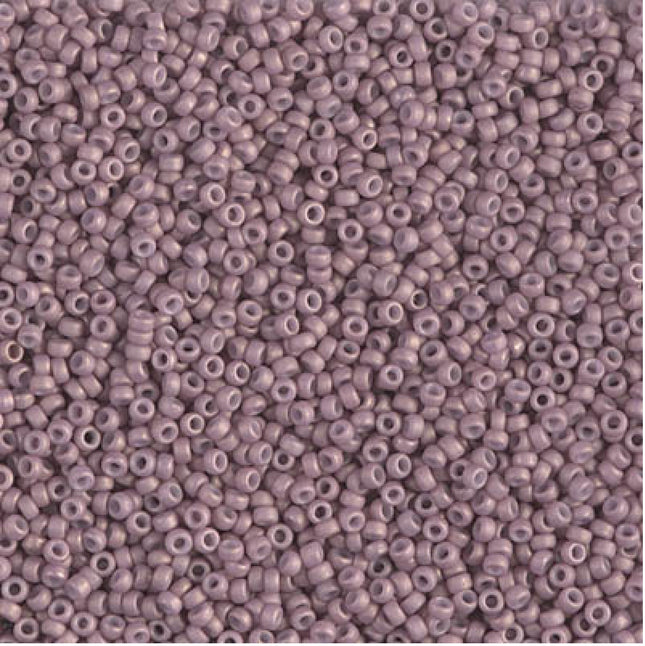 Miyuki 15/0 Seed Beads - 15-2034 - Matte Antique Rose Gold Luster