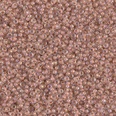 Miyuki 15/0 Seed Beads - 15-2199 - Blush Lined Crystal AB