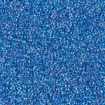 Miyuki 15/0 Seed Beads - 15-2206 - Blue Lined Crystal AB