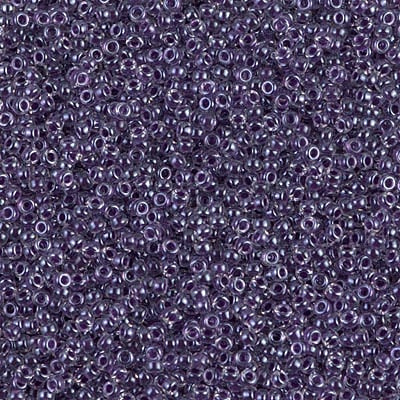 Miyuki 15/0 Seed Beads - 15-223 - Grape Lined Crystal