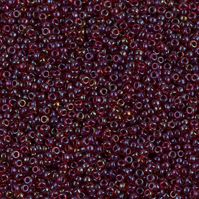Miyuki 15/0 Seed Beads - 15-2249 - Lined Ruby AB