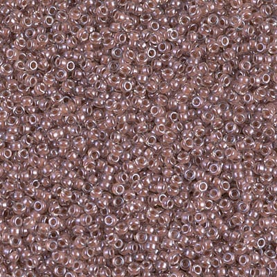 Miyuki 15/0 Seed Beads - 15-224 - Cocoa Lined Crystal
