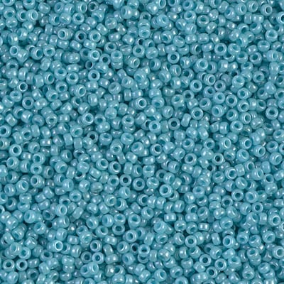 Miyuki 15/0 Seed Beads - 15-2470 - Opaque Turquoise Green Luster