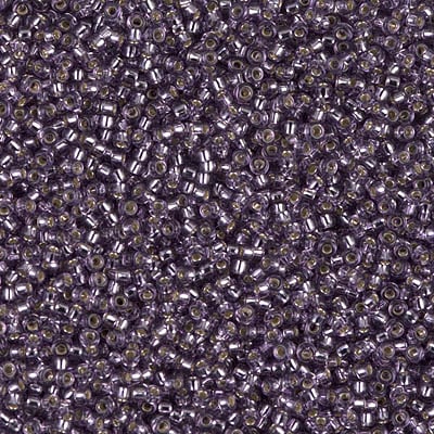 Miyuki 15/0 Seed Beads - 15-024 - Silverlined Amethyst