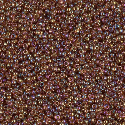 Miyuki 15/0 Seed Beads - 15-257 - Transparent Topaz AB