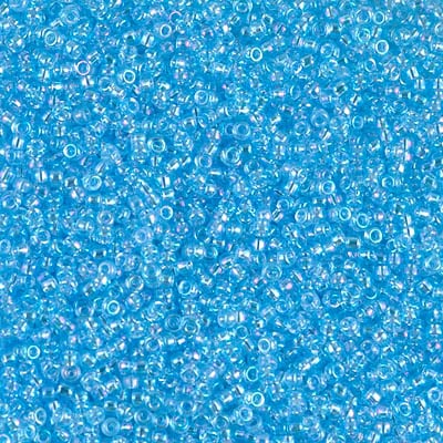 Miyuki 15/0 Seed Beads - 15-260 - Transparent Aqua AB