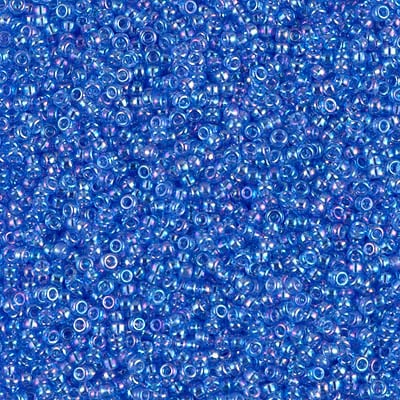 Miyuki 15/0 Seed Beads - 15-261 - Transparent Sapphire AB