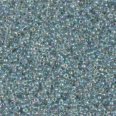 Miyuki 15/0 Seed Beads - 15-263 - Seafoam Lined Crystal AB