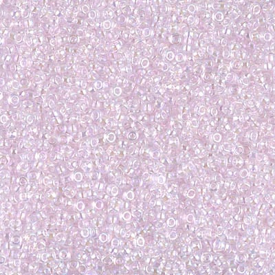 Miyuki 15/0 Seed Beads - 15-266 - Transparent Pink AB