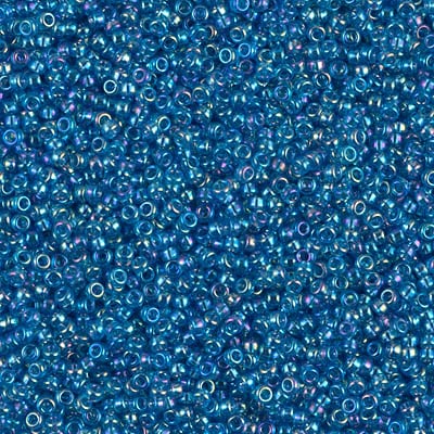 Miyuki 15/0 Seed Beads - 15-291 - Transparent Capri Blue AB