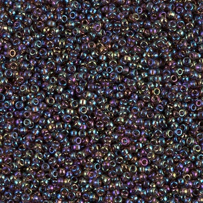 Miyuki 15/0 Seed Beads - 15-296 - Transparent Root Beer AB