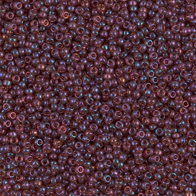 Miyuki 15/0 Seed Beads - 15-302 - Claret Rainbow Gold Luster