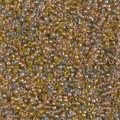 Miyuki 15/0 Seed Beads - 15-3051 - Spkl Lined Sand Dune Mix