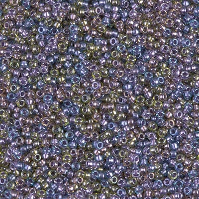 Miyuki 15/0 Seed Beads - 15-3056 - Spkl Lined Majestic Mix