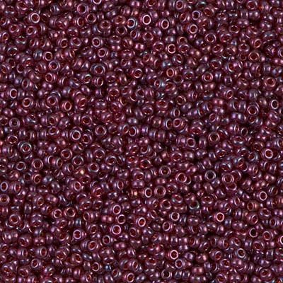 Miyuki 15/0 Seed Beads - 15-313 - Cranberry Gold Luster