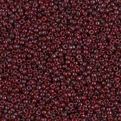 Miyuki 15/0 Seed Beads - 15-315 - Burgundy Gold Luster
