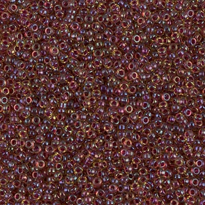 Miyuki 15/0 Seed Beads - 15-336 - Wine Lined Peridot Luster