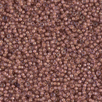 Miyuki 15/0 Seed Beads - 15-337 - Lined Cinnamon Luster