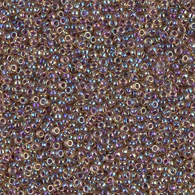 Miyuki 15/0 Seed Beads - 15-342 - Berry Lined Light Topaz AB