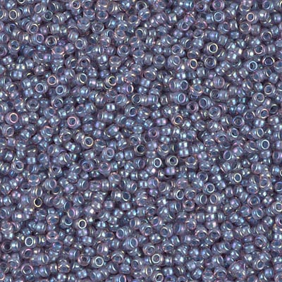 Miyuki 15/0 Seed Beads - 15-360 - Lined Light Amethyst AB