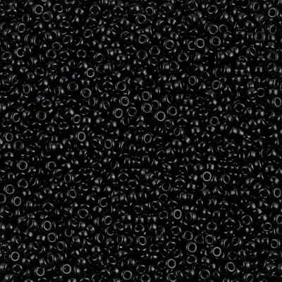 Miyuki 15/0 Seed Beads - 15-401 - Opaque Black