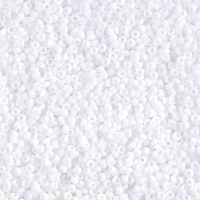 Miyuki 15/0 Seed Beads - 15-402F - Matte Opaque White
