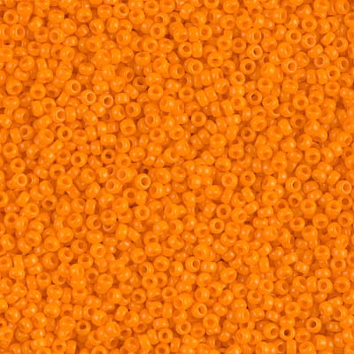 Miyuki 15/0 Seed Beads - 15-405 - Opaque Light Orange