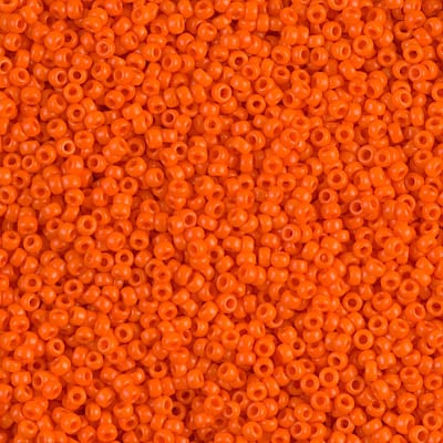 Miyuki 15/0 Seed Beads - 15-406 - Opaque Orange