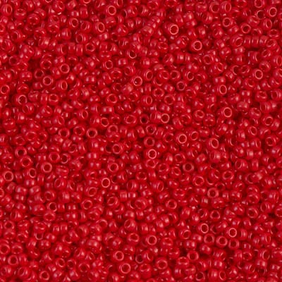Miyuki 15/0 Seed Beads - 15-408 - Opaque Red