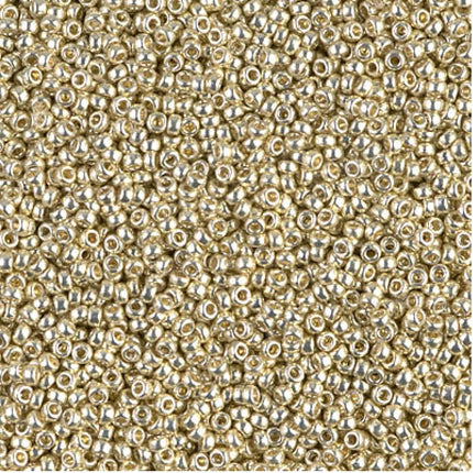 Miyuki 15/0 Seed Beads - 15-4201 - Duracoat Galvanized Silver